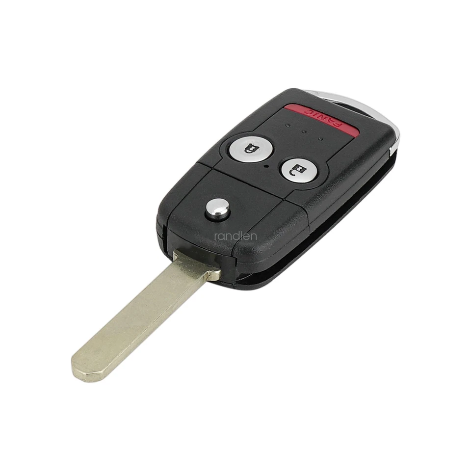 para 2007 2008 2009 2010 2011 2012 2013 Acura MDX RDX Mando a distancia Llavero abatible 3 botones Foto 3 de 4