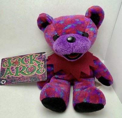 Liquid Blue Grateful Dead Jack A Roe Bean Bear Plush 1989 Age 3+ MPN 10731-03712