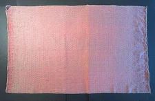 Fortuny CILINDRI in gold & silver on red- 1 Yard (53x34 inches) #5644