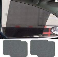 4PCS Static Cling Car Side Window Sunshades, Reusable Washable Sun Shade Films