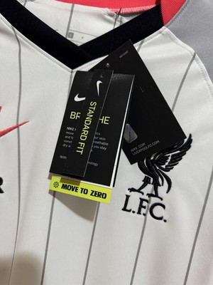 Nike Liverpool FC Stadium Air Max White Jersey Soccer Men's S | eBay