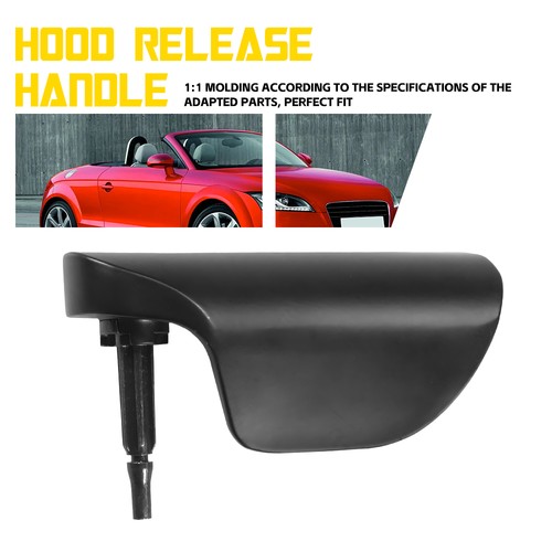 Bonnet Release Handle with Bracket Fits Audi TT MK2 2012 2013 2014 8J1823533C A - Picture 2 of 32