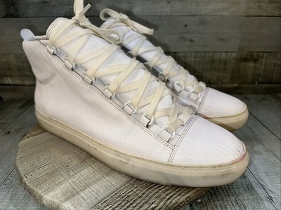 Купить balenciaga arena arenas silver high top mens sneakers shoes