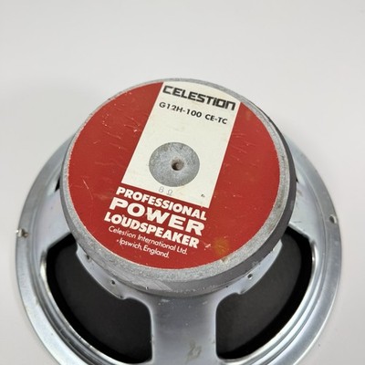 Vintage Celestion Red Back 1970 s G12H-100 Ce-TC 8ohm RARE speaker X 1