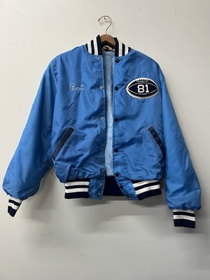 Sparta Football Retro Jacket Letterman Varsity Fur Lined Medium Men s