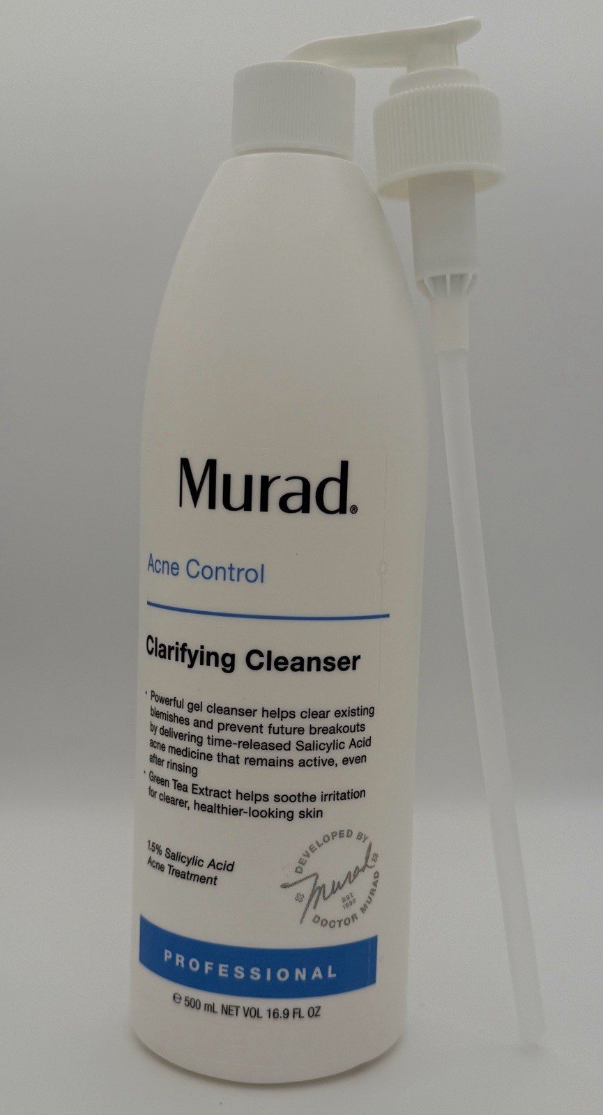 Murad Clarifying Cleanser Acne Control Prol Size 16.9 Oz Exp- 10/2026