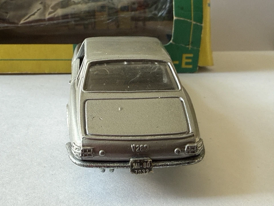 Ghia V 280 Politoys Export No. 550 1:43 Scale Diecast Silver Made In Italy - Image 4 of 4
