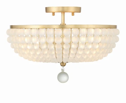 Crystorama Lighting Group BLA-10660 Bella 3 Light 16"W Flush - Gold - Picture 4 of 12