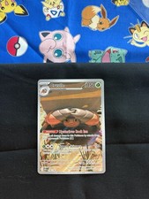 Pokémon TCG Crustle 186/182 Destined Rivals Illustration Full Art Holo Card NM