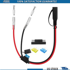 1FT 0.3m 16AWG SAE Power Adapter Bullet Crimp Terminals to SAE Harness Quick Con