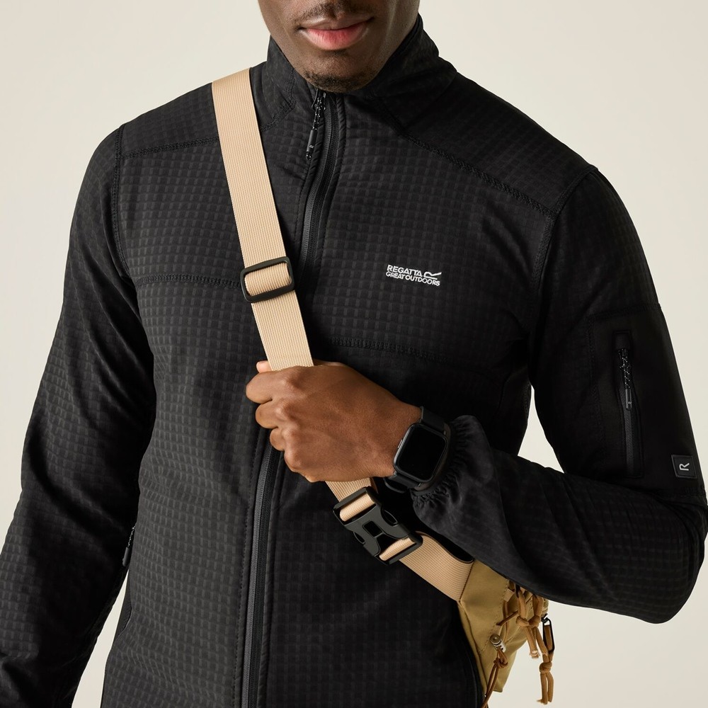 Regatta Baslinn Giacca Elasticizzata Uomo RMA688 Elasticizzata Outdoor con Extol NUOVO foto 2