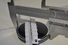 4 COPRIMOZZO 61 mm TAPPI MOZZO CERCHI IN LEGA AUDI NERO LUCIDO CROMATO