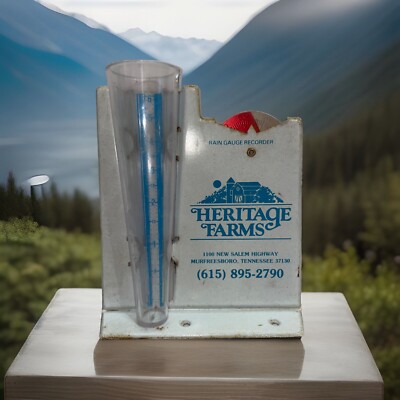 Vintage Rain Gauge : Heritage Farms, Murfreesboro, TN