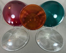 5 x LENTE DI FRESNEL TEATRO SEMAFORO LAMPADA SEGNALETICA HOLOPHANE VINTAGE FARO