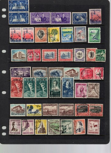 SOUTH WEST AFRICA USED 2 SCANS