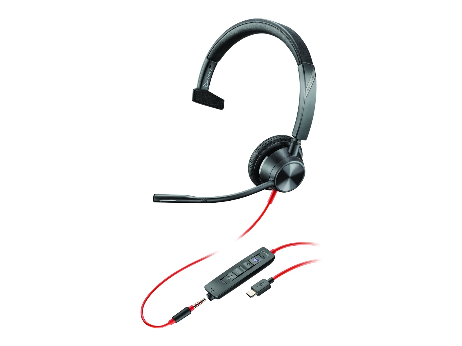 HP Poly BW 3315 -M USB-C HS+USB-C/A Cuffia 8X218AA