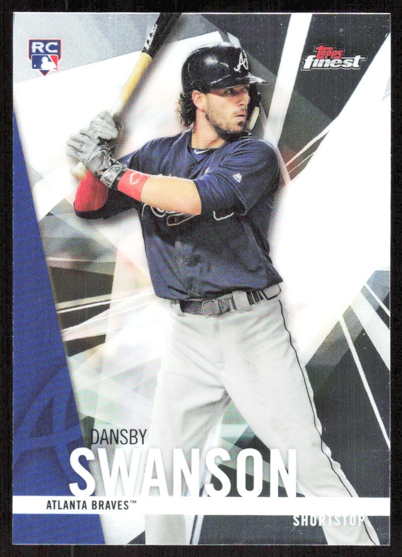 2017 4286B TOPPS FINEST Dansby Swanson Rookie Atlanta Braves #32