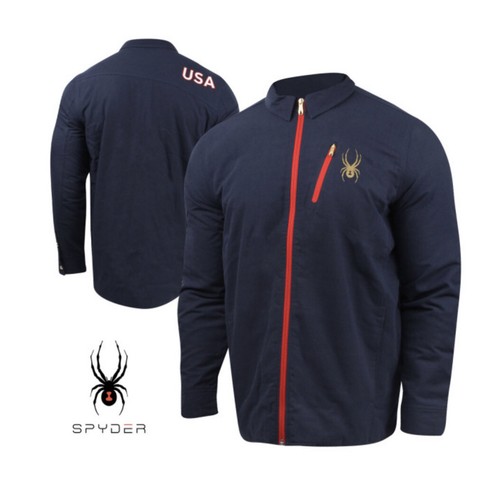Felpa Uomo Kappa US SKI TEAM In Cotone Blu - Modello EROI JKT US Con Zip Intera - Foto 2