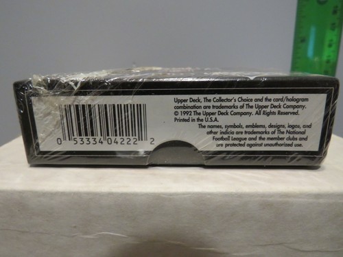 1993 Upper Deck NFL Experience Factory Sealed 50 Card Set (19 Hall of Famers) - Bild 2 von 5