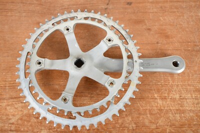 VINTAGE SHIMANO 600 CRANKSET 170MM EX DOUBLE 52/42T FC-6207 Square