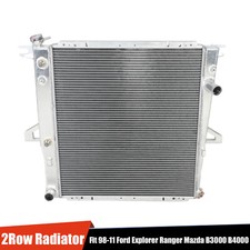 2Row Aluminum Radiator For 1998-2011 Ford Explorer Ranger Mazda B3000 3.0L 4.0L