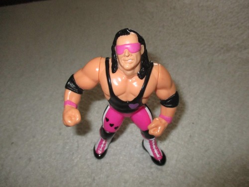 HASBRO WWF 1991 BRET THE HITMAN HART PURPLE HEART ...