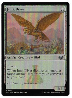 MTG Junk Diver FOIL Modern Horizons 3 (MH3) Uncommon Magic Card
