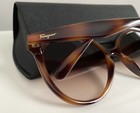 $255 Salvatore Ferragamo Tortoise Brown Black 58mm Tea Cup Full Rim Sunglasses — photo 7