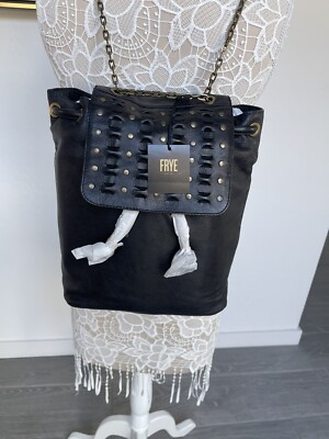 Frye Jade Studded Leather Backpack Frye Jade Studded Leather Backpack New | Mercari main image 3
