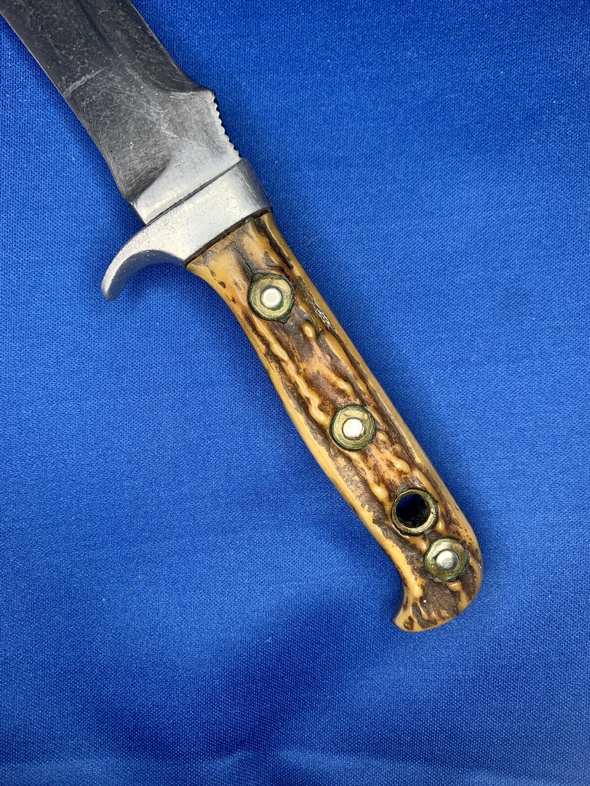 Vintage 1950’s PUMA “White Hunter” Stag Handle Professional Hunting Knife eBay