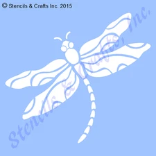 4" DRAGONFLY STENCIL BUG DIY TEMPLATE WINGS PAINT PATTERN INSECT CRAFT NEW 