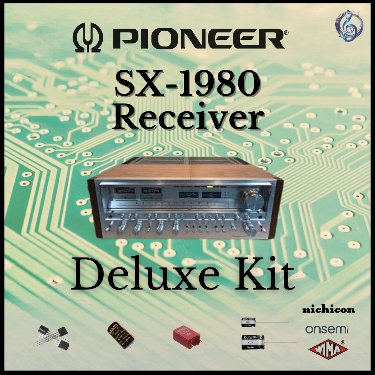 Pointeur De Cadran Pour Pioneer SX-1980 - Pièce Vintage D'occasion En Bon état