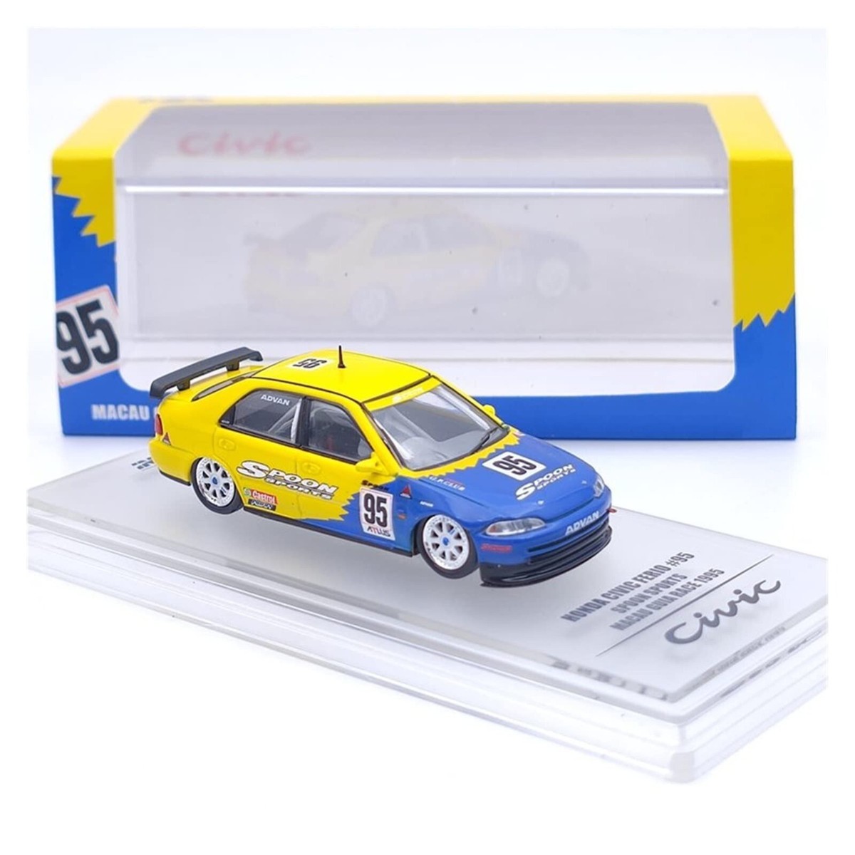 INNO64 HONDA CIVIC FERIO EG9 #95 SPOON SPORTS 1995 MACAU GP SEALED