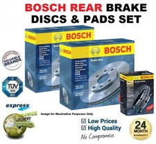 BOSCH REAR AXLE BRAKE DISCS + PADS SET for FORD TRANSIT Bus 2.2 TDCi 2007-2014