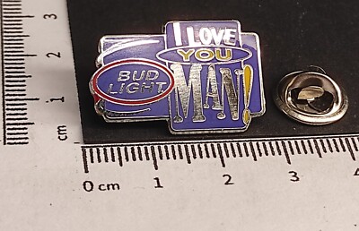 PIN/Anstecker BUD LIGHT, I Love You Man! Anheuser (Nostalgie, Vintage 90er) BoA