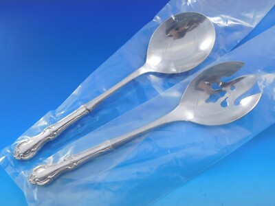 Joan of Arc by International Sterling Silver Salad Serving Set 2pc HH Pcd Custom