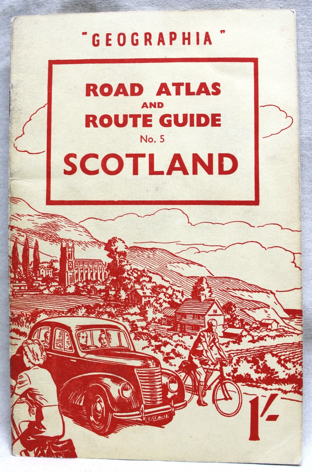 Routecollection Booklet GEOGRAPHIA ROAD ATLAS & ROUTE GUIDE BOOKLET NO.5 TO SCOTLAND VINTAGE ...