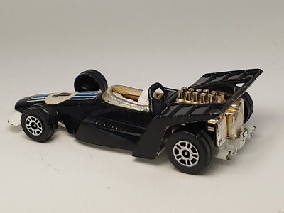 Vintage 1970's Corgi Juniors Black Formula 5000 Indy Car Diecast
