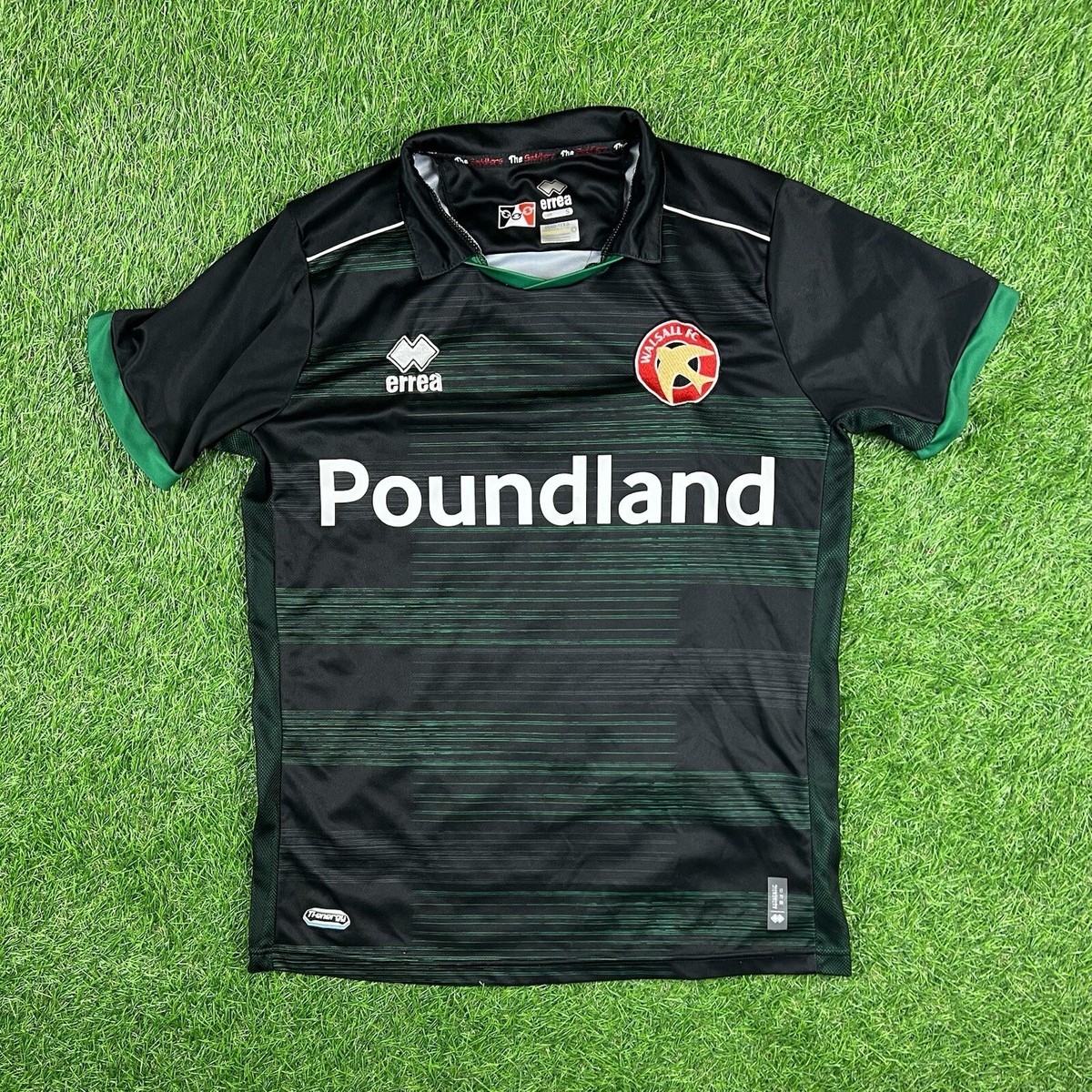 Walsall 2022/2023 Third Football Shirt- Errea- Size Small UK