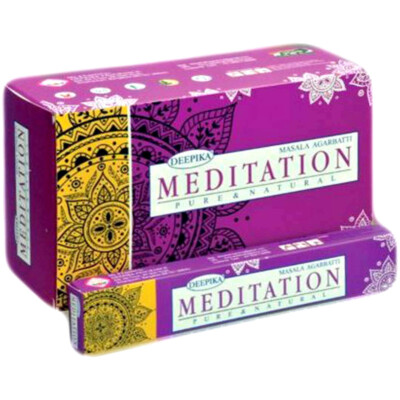 Deepika Meditation Incense Sticks Handrolled Agarbatti Indian Natural Fragrance