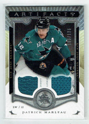 15-16 UD Upper Deck Artifacts  Patrick Marleau  /125  Dual Jerseys