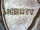 1957 P  LINCOLN WHEAT CENT    LIB"I"ERTY  DIE CHIP  CIRCULATED