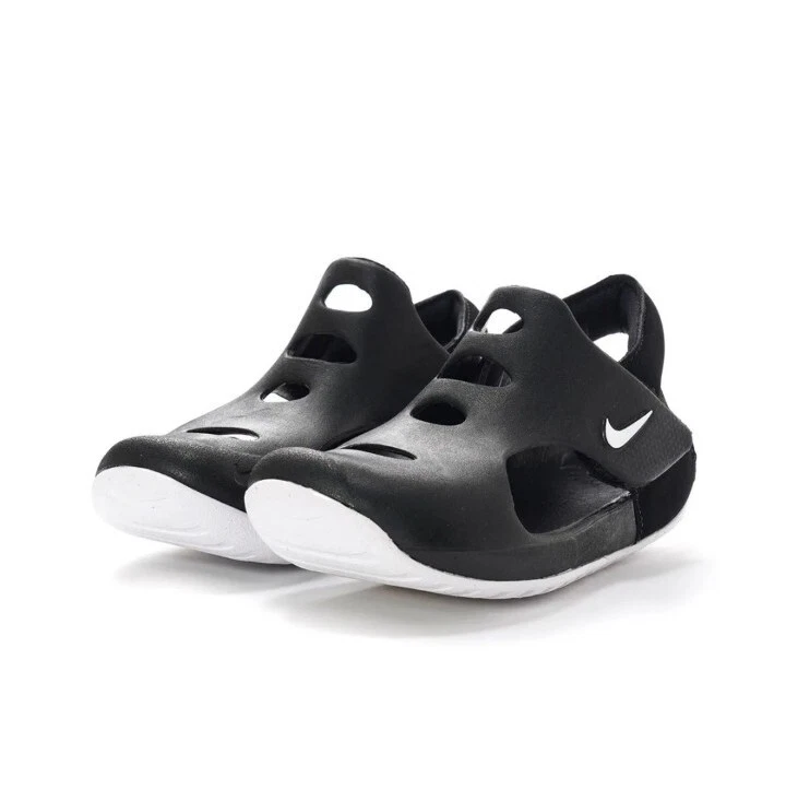 9C Nike Sunray Protect 3 sandali bambino DH9465 001 nero bianco