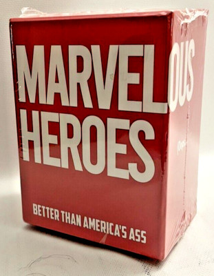 Marvelous Heros Better Than America's Ass (Card Game) For Ages 17+
