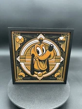 Pluto Art Deco 3D Printed Picture Disney