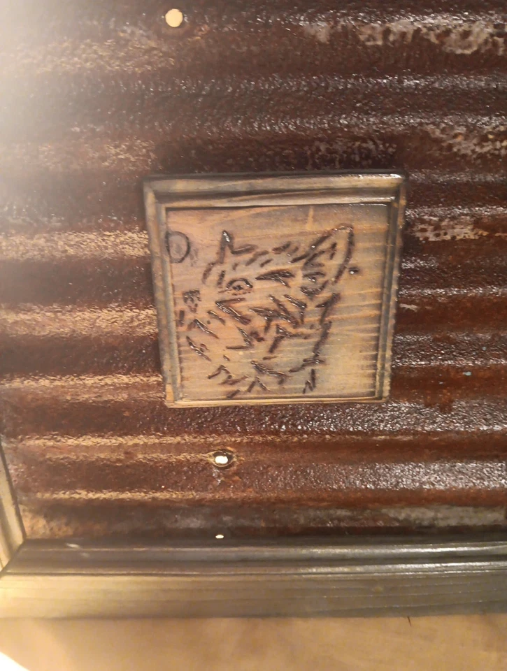 Rustic Wall Art With Cat/kitten - Image 3 of 4