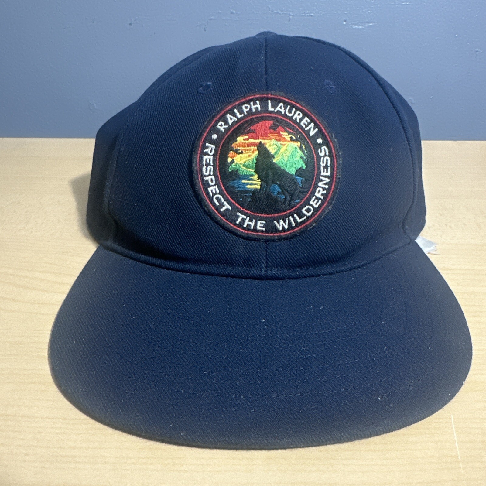 Polo Ralph Lauren Sportsman Respect Wildlife Adjustable Hat In Navy VTG