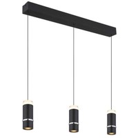 Pendelleuchte HäNgelampe Esszimmerlampe Led Metall Schwarz Biglight