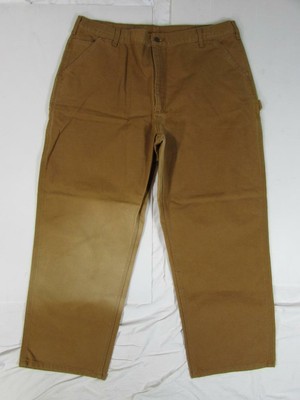 Carhartt B11 BRN Heavy Sun Faded Duck Carpenter Work Pants Measure  
