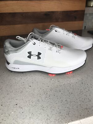 New Under Armour UA HOVR Matchplay White Golf Shoes 3022760  display picture 1